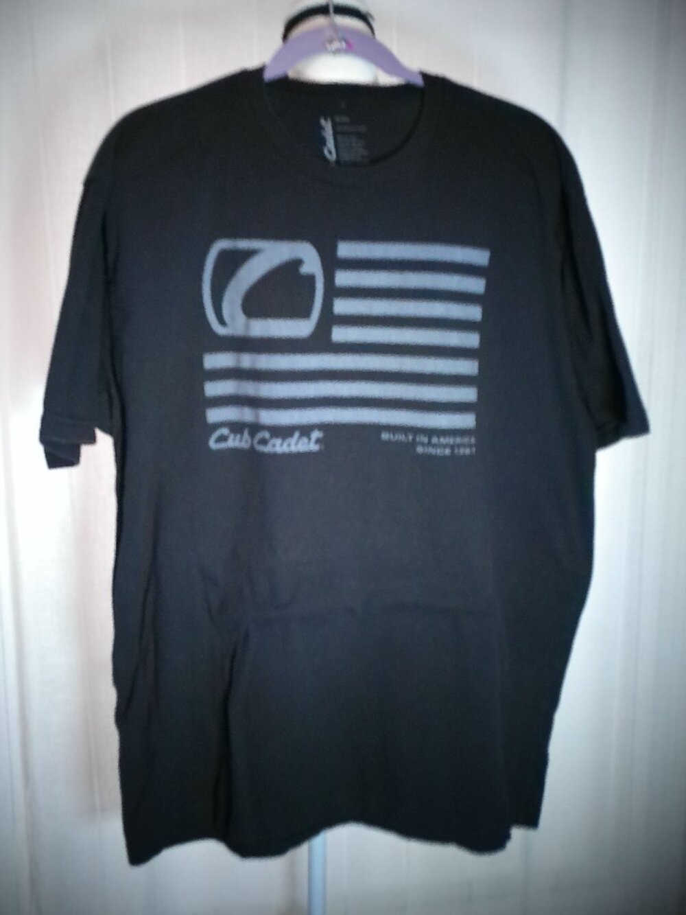 CUB CADET Men's Short Sleeve Crew Neck Black w/Gray Logo 2XL